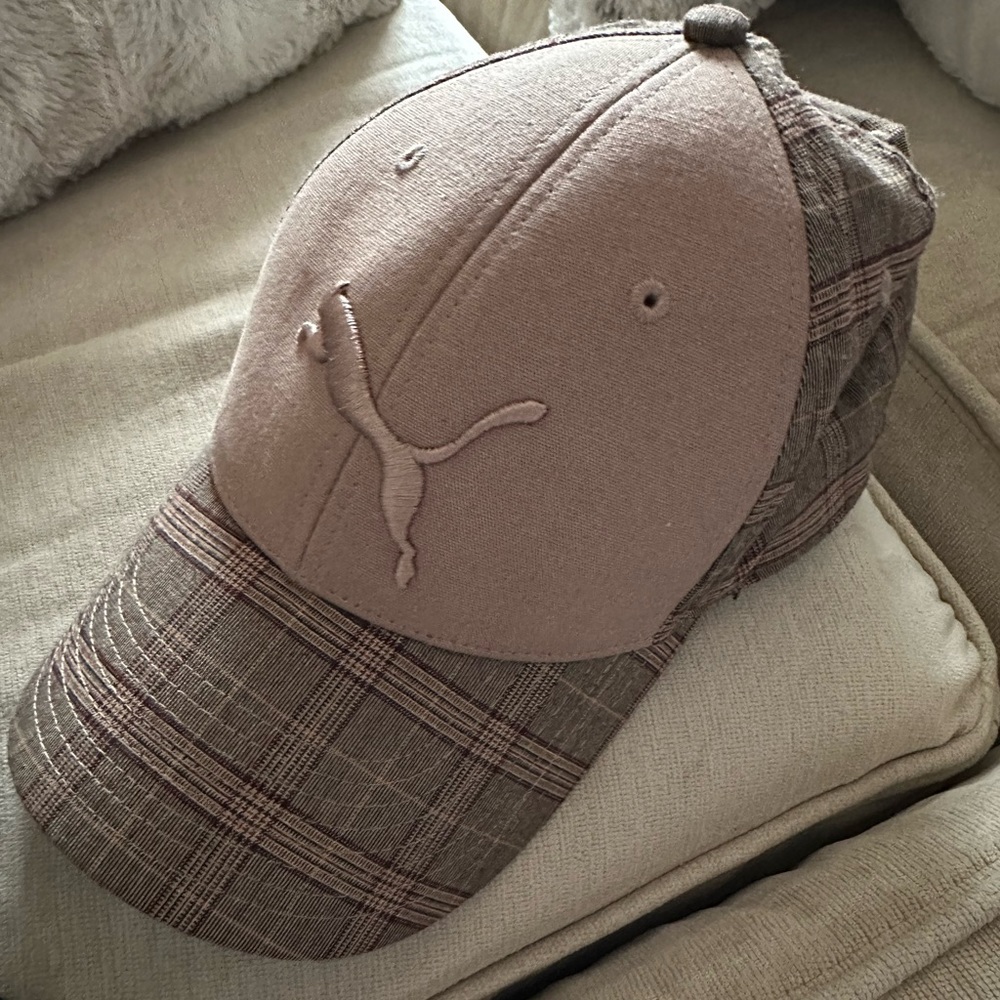 Puma brown and khaki baseball cap
